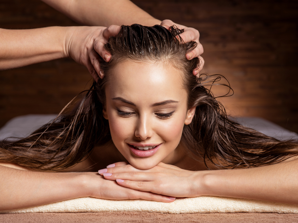 Argan Oil Scalp Massage